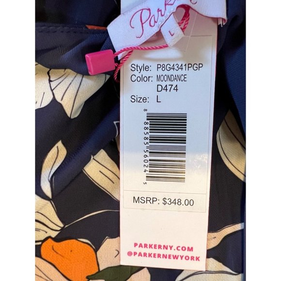 Anthropologie Parker Dress Moon Dance One Shoulder L Large NWT $348 - Picture 9 of 12